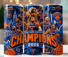Load image into Gallery viewer, New york knicks Championship tumblers with handle
