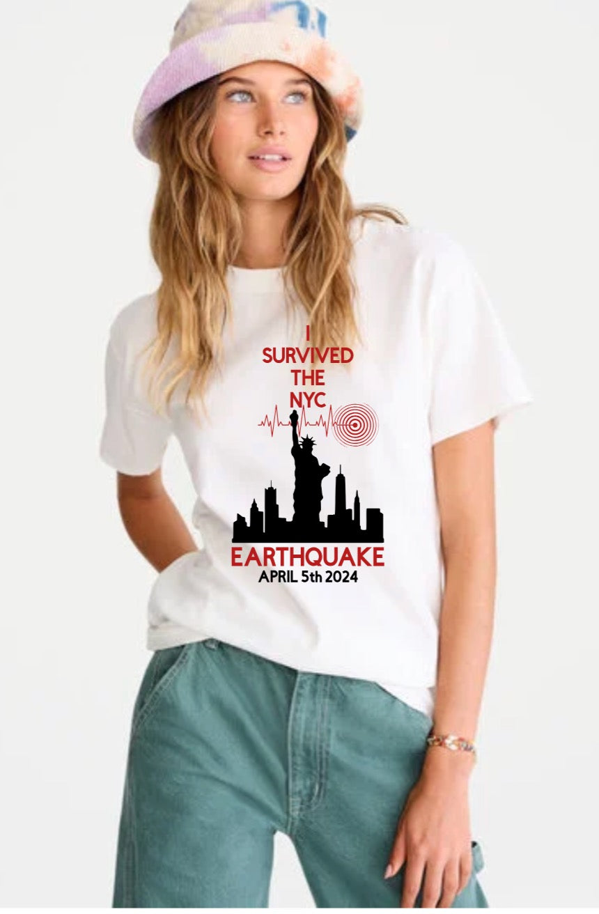 I survived the NYC earthquake tshirt