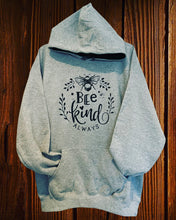 Load image into Gallery viewer, Bee kind always Hoodie
